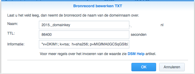 Inrichten Mail Server