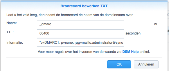 Inrichten Mail Server