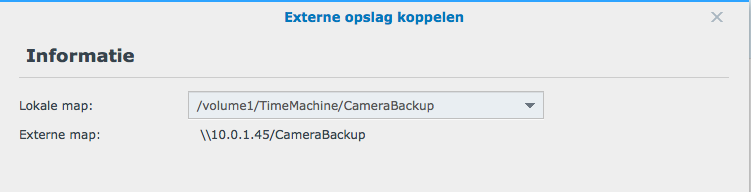 Opnames extern, binnen je LAN, backuppen