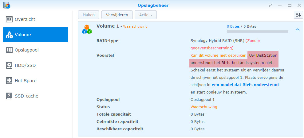 Bug in DSM 6.2.4 52540-1