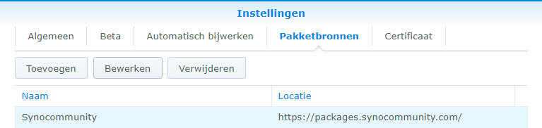 SABnzbd BASIS installatie DSM6 en DSM7.