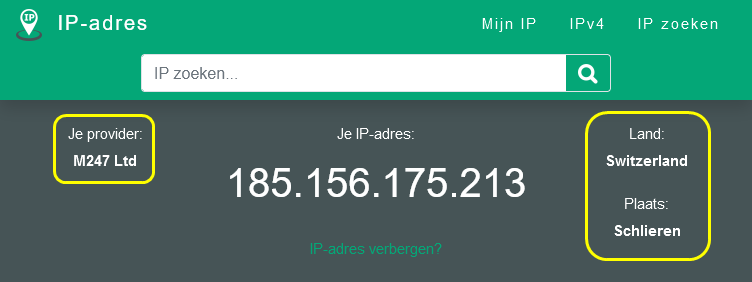 VPN netwerkinterface niet extern bereikbaar.