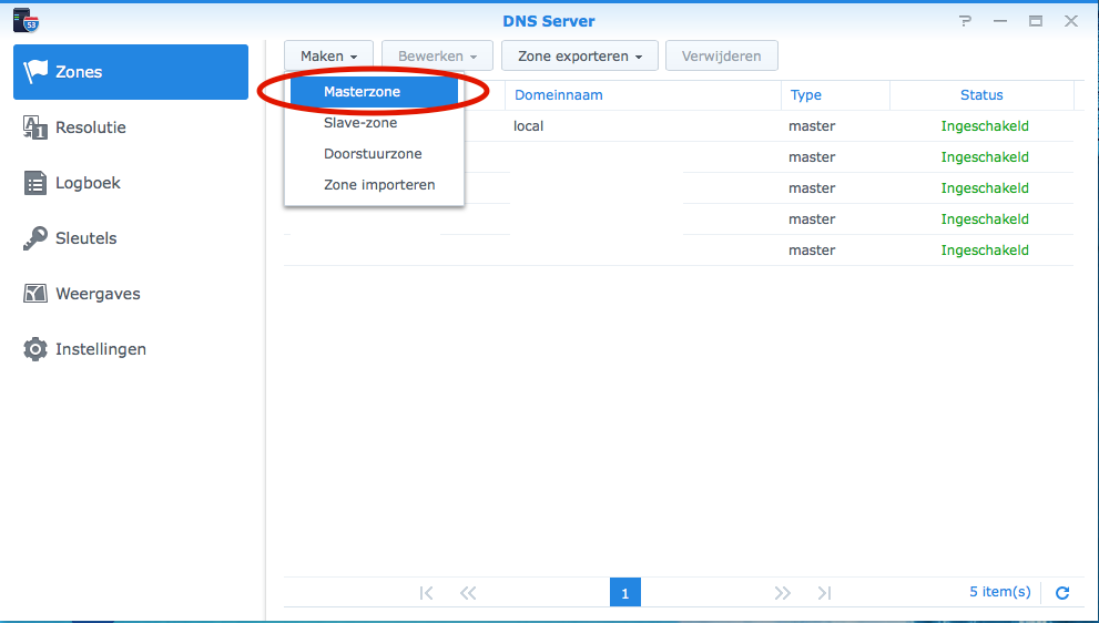 Een locale DNS server opzetten. 12881-1