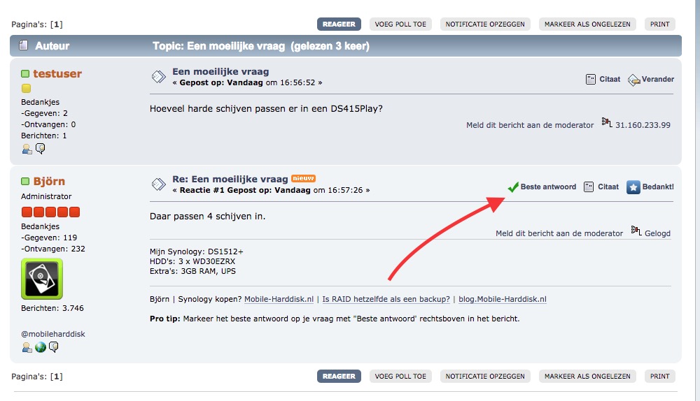 Markeer het beste antwoord op je vraag 13123-0