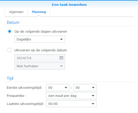 Cronjob gewist na elke reboot
