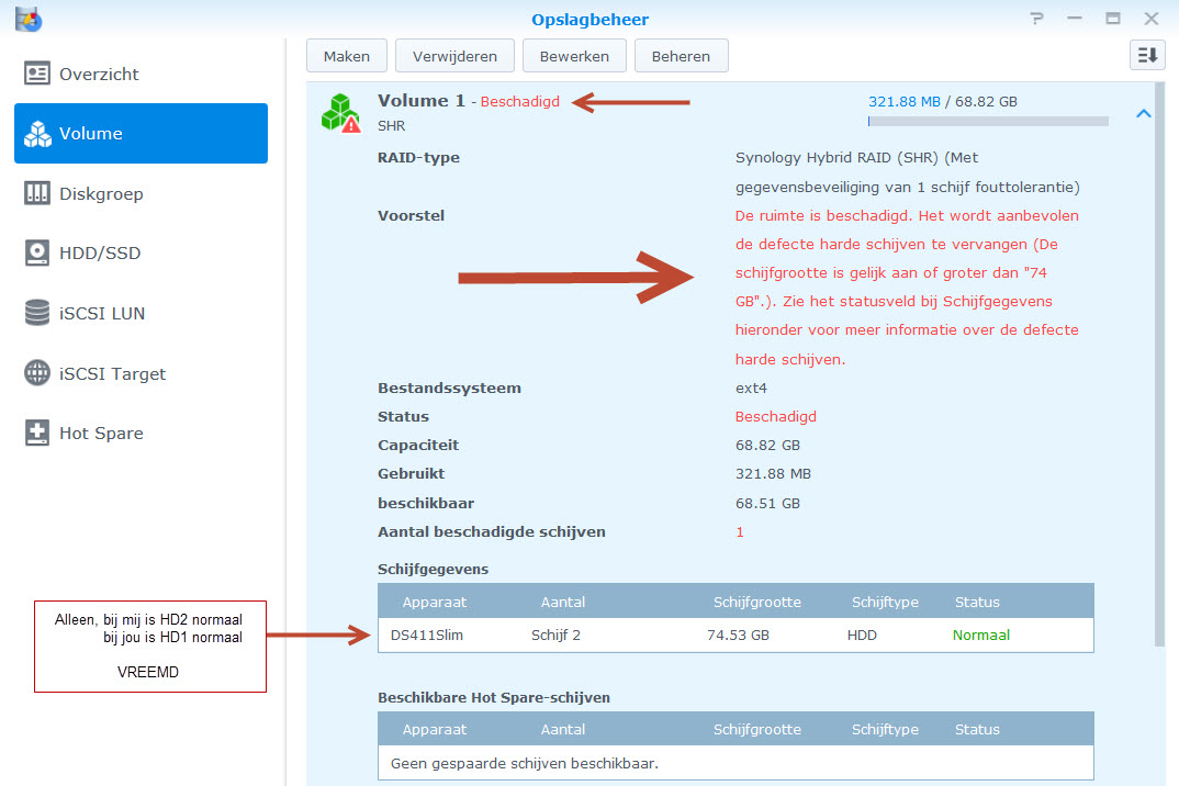 kapote schijf in DS 212j 31810-6