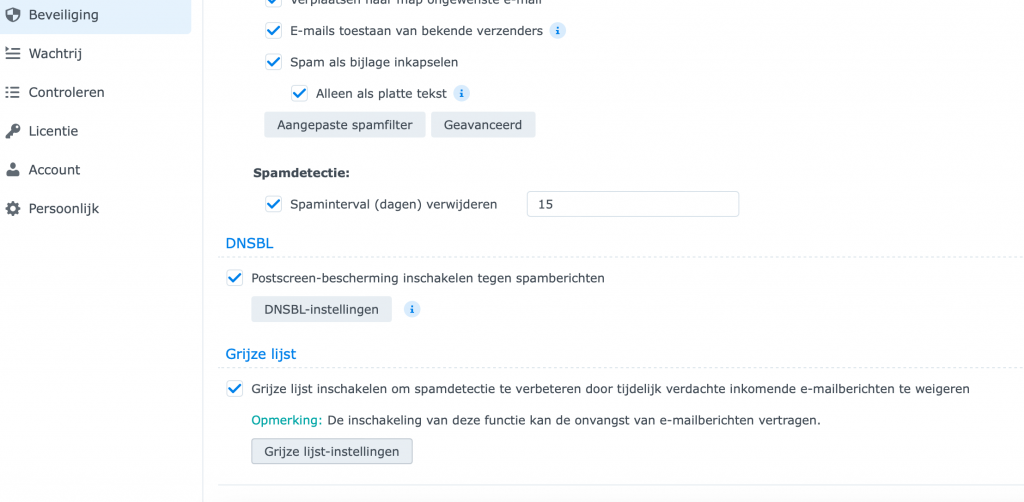 Grijze lijst instellingen wie heeft enig idee hoe dit werkt. 61034-0