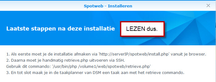 Spotweb installatie tutorial.