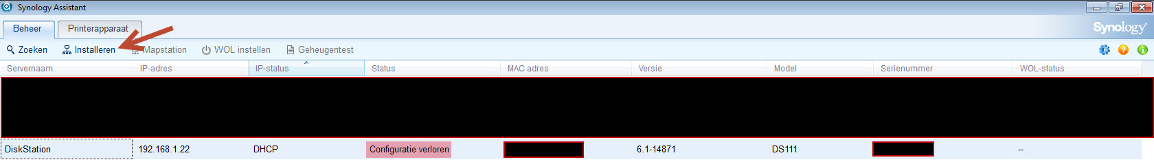 DSM6.1 Beta downgraden naar DSM5.2 29050-2