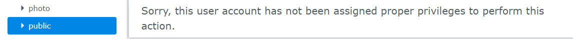 Synology Shared folder foutmelding / rechten uitdaging binnen DSM 5.2-5967 41799-0