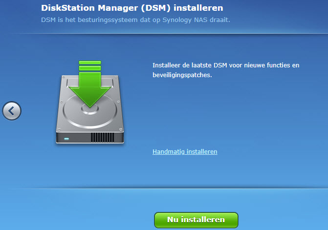 Migratie DS411+II > DS918+ mislukt.