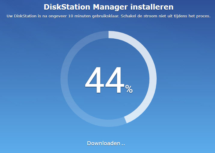 Migratie DS411+II > DS918+ mislukt.