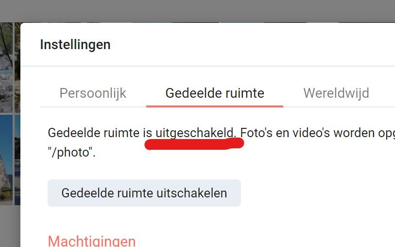 vertaalfoutje in Photos